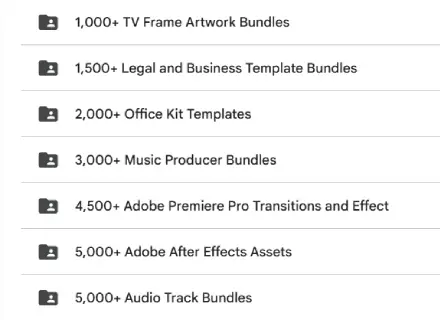Preview bundle produk digital vol. 1