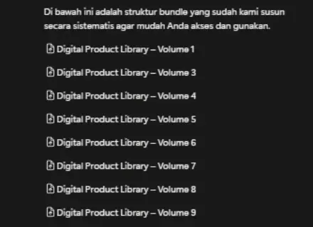 Preview bundle produk digital vol. 3